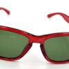 Red Clear Frame Sunglasses - Image 2