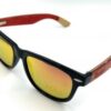 Red Skateboard Wood Sunglasses