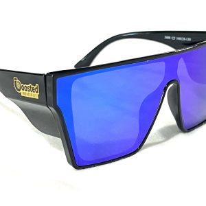 Ice Blue/Black Safety Visor Sunglasses