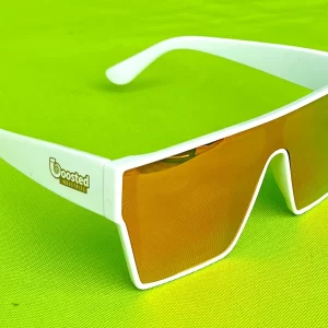 White/Orange Sliders Sunglasses